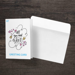 A7 Greeting Card